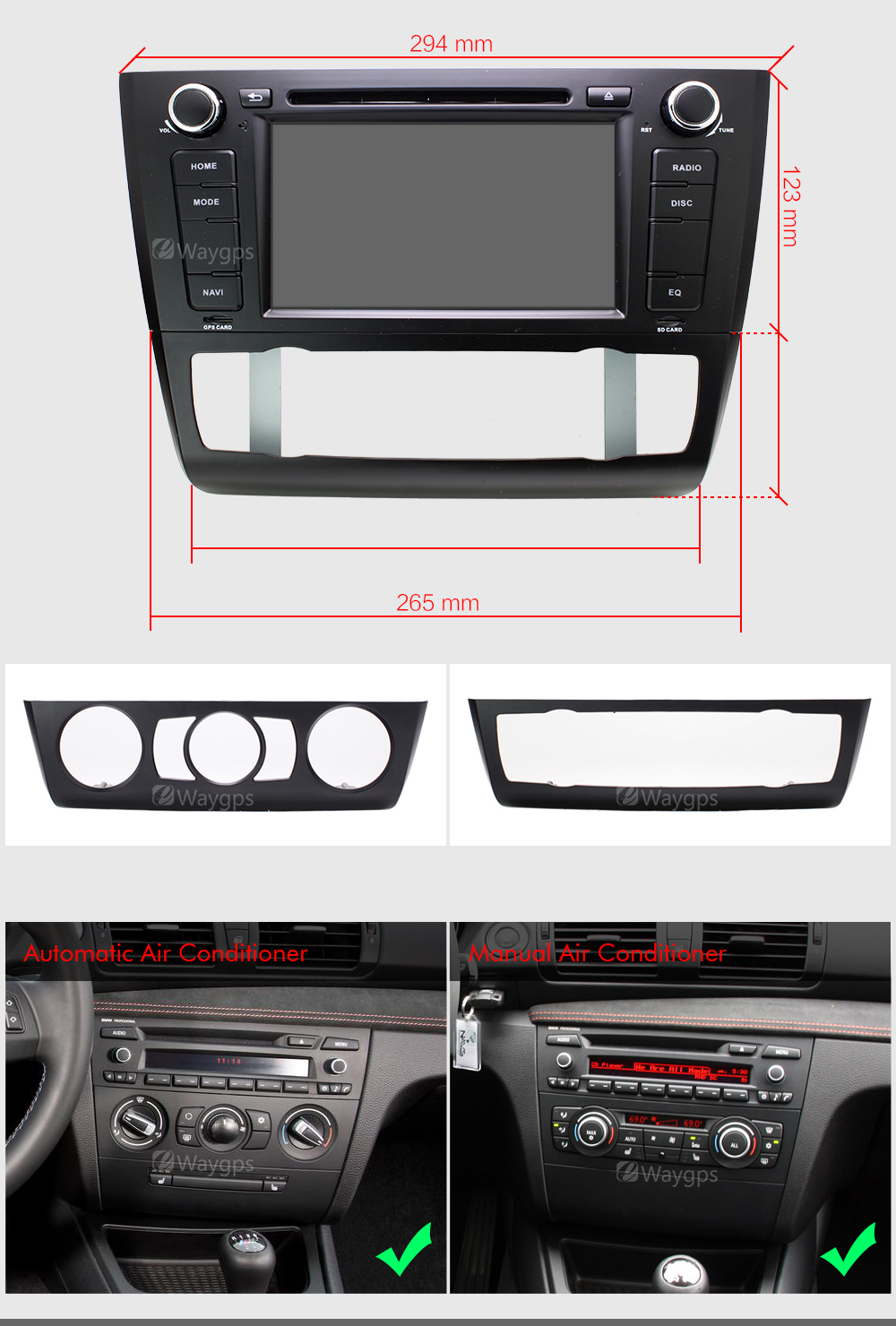 Radio dvd gps bmw e87 05