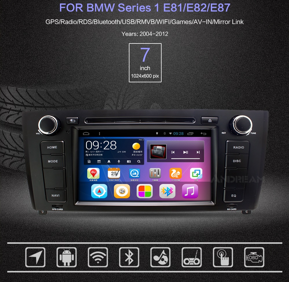 Radio dvd gps bmw e87 11